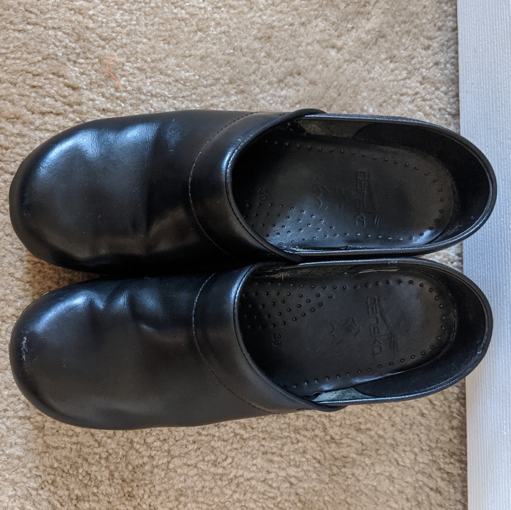 Dansko Black Nonslip Clogs